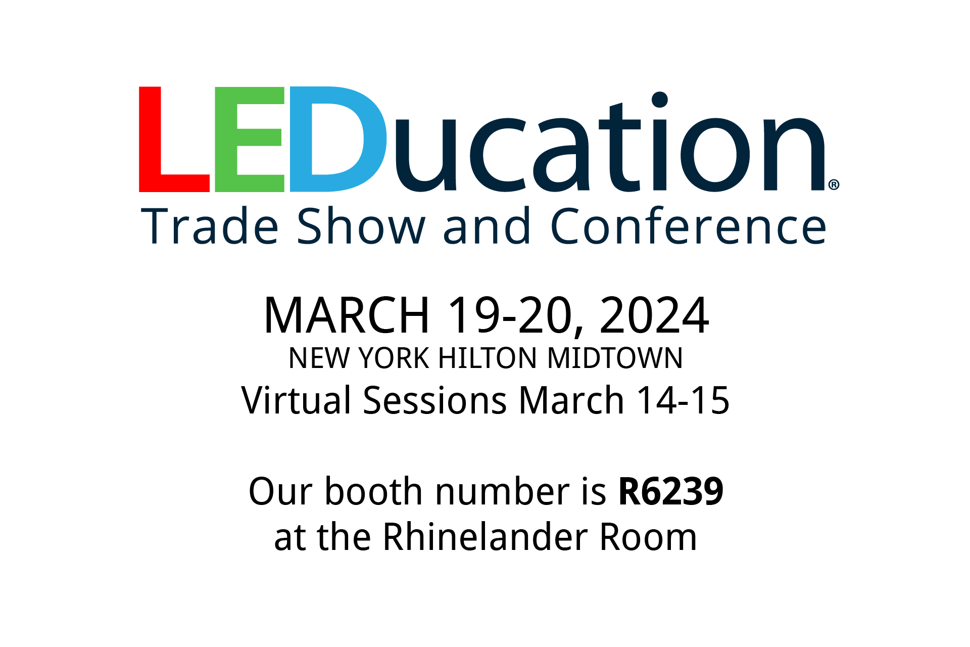 LEDucation Show in NYC