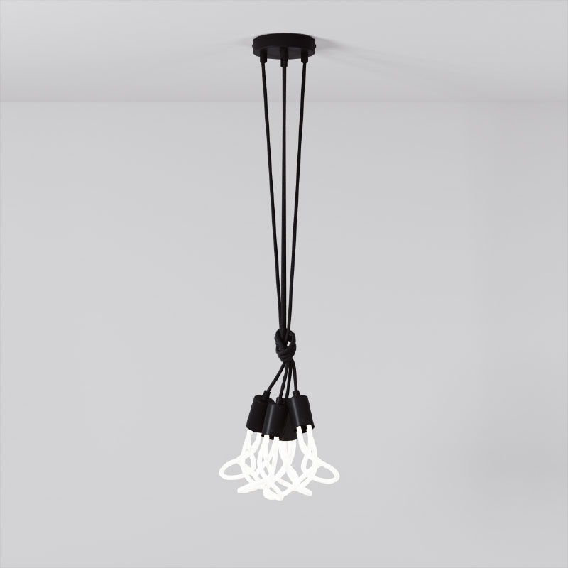 Plumen 01 Knot 4-drop pendant image